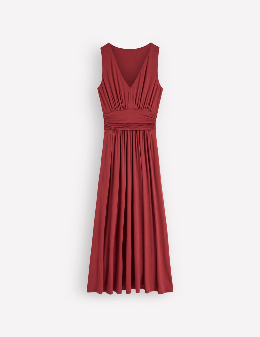 Elodie Jersey Maxi Dress-Rich Chestnut