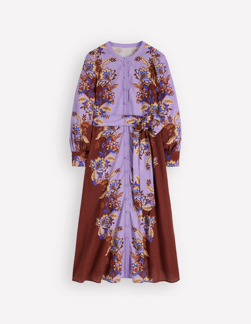 Blouson Sleeve Occasion Dress-Multi Super Bloom
